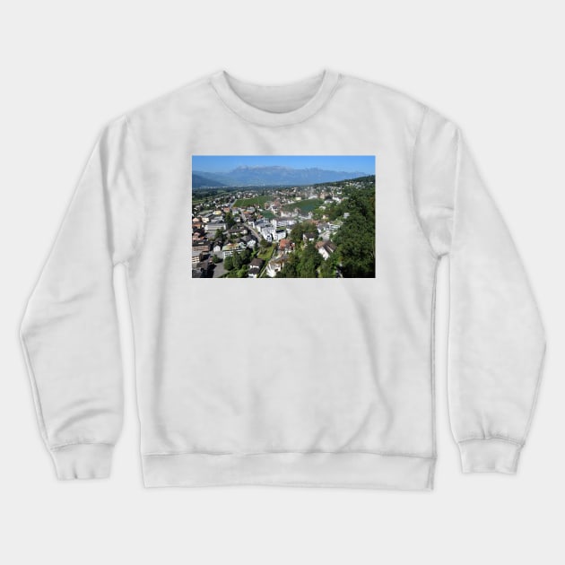 Vaduz, Liechtenstein Crewneck Sweatshirt by golan22may